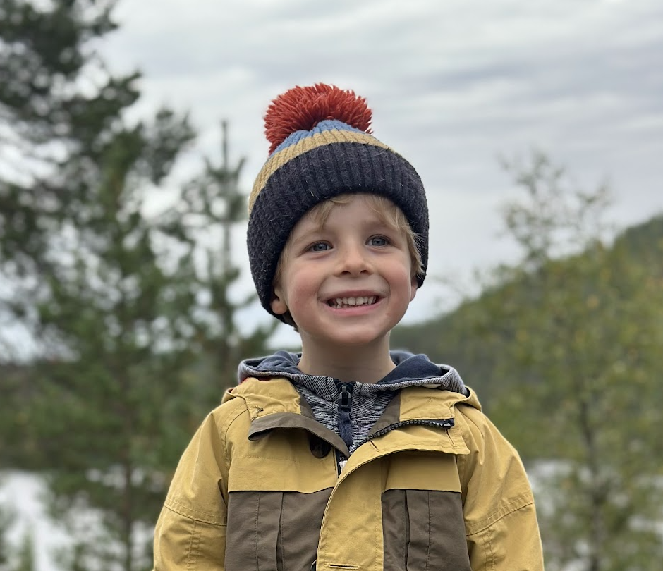 Rowan outdoors in Levi, Finnish Lapland